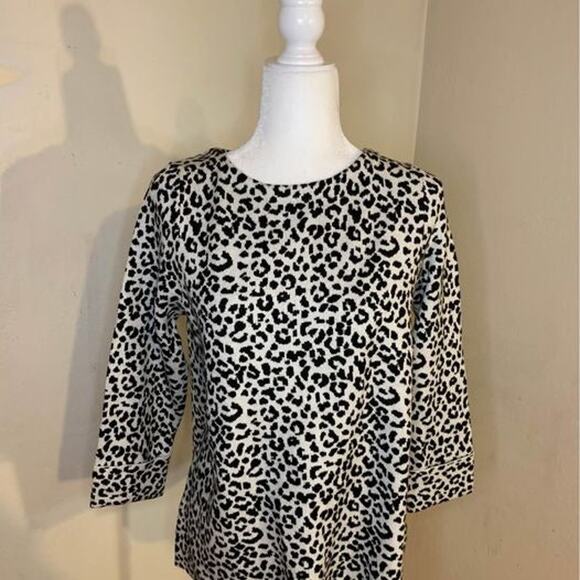 Cynthia Rowley Women’s leopard print sweater size M - Picture 7 of 7